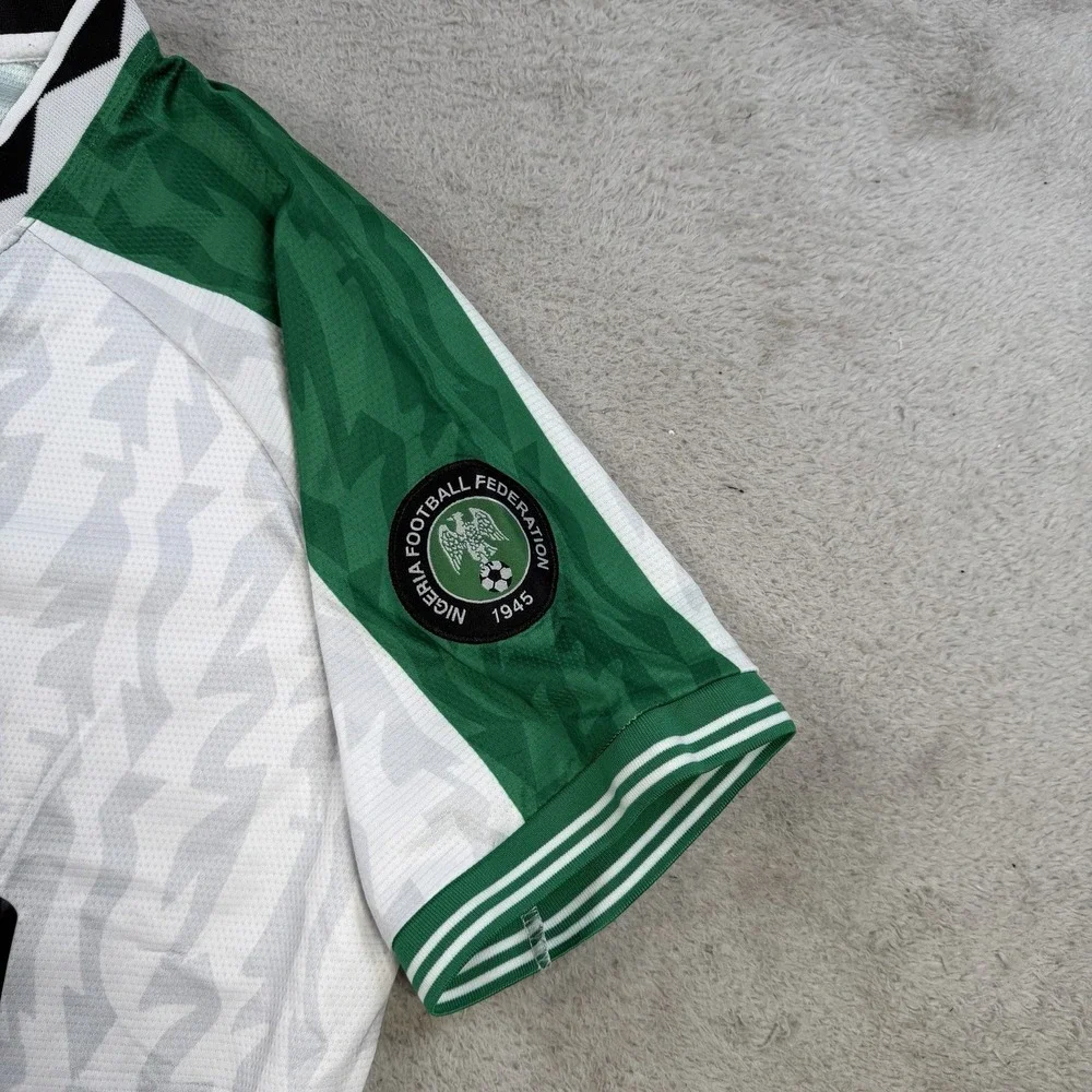 VTG Nike Premier Nigeria Jersey Men Large Football 1996 Retro Soccer Olympic Kit